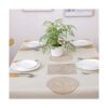 TruDelve Mantel de vinilo lavable para mesa rectangular