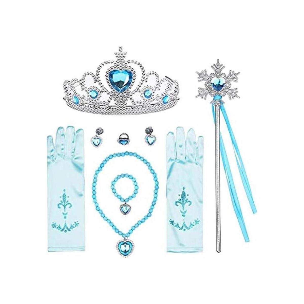 TTrees Juego de joyas de vestir de princesa para niñas