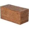 Kouboo La Jolla Caja rectangular de ratán color marrón_1