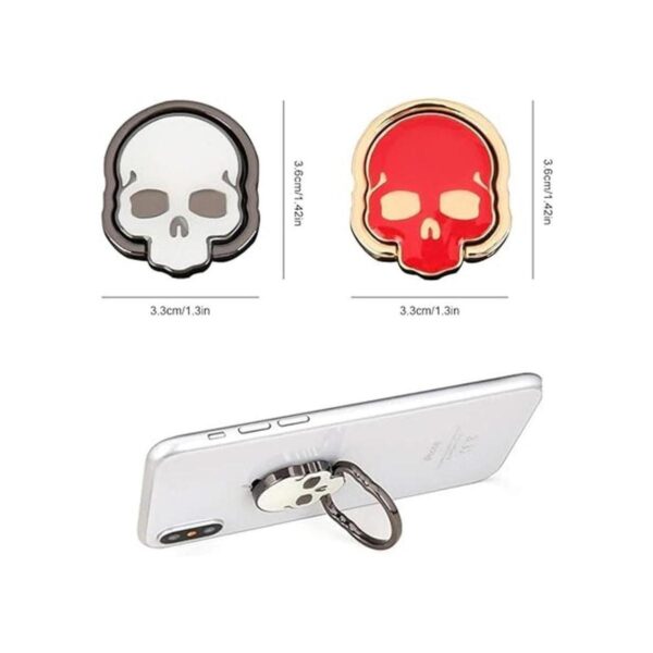 DaKuan Soporte para teléfono móvil con forma de calavera_2