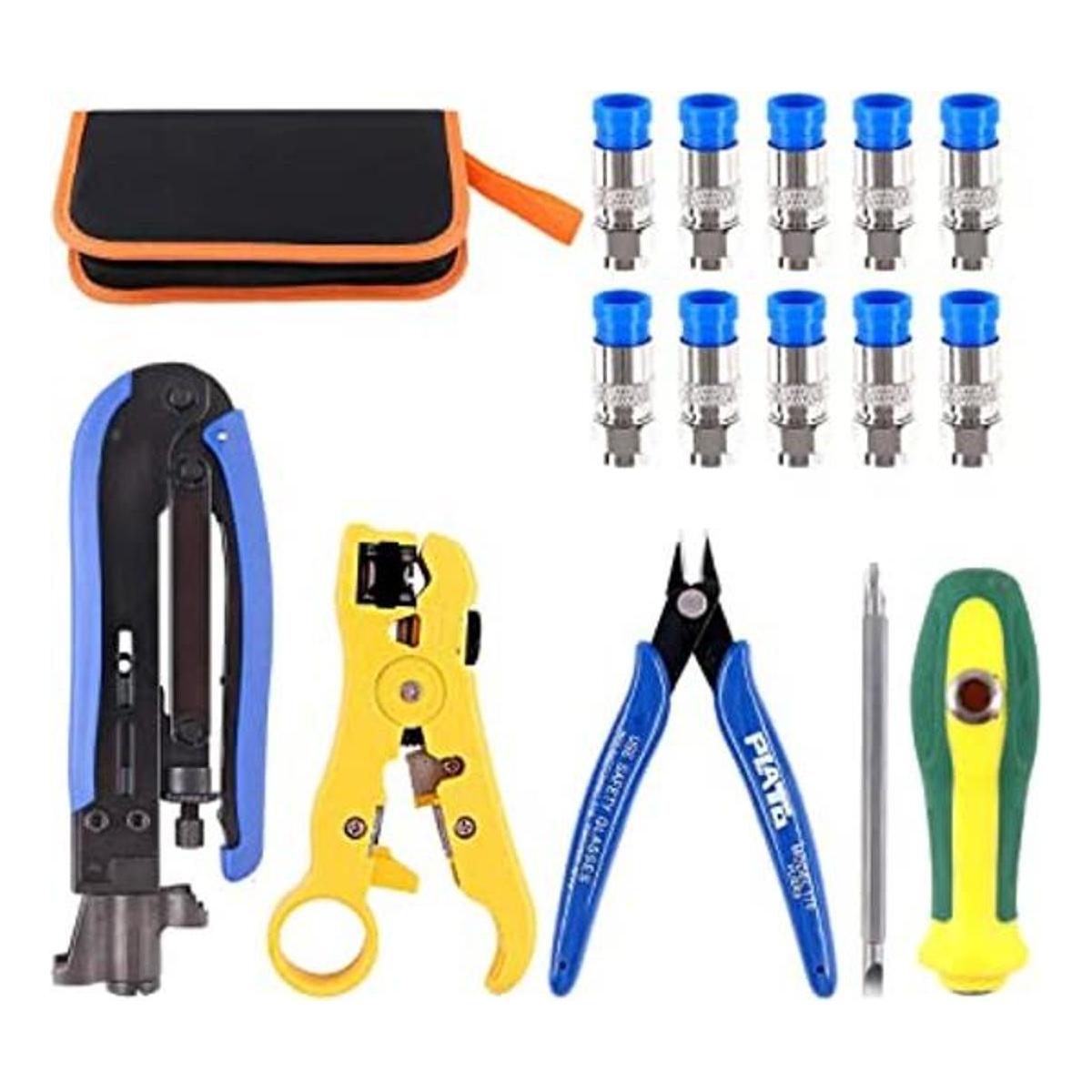 Glarks Kit de cortador de cable eléctrico de compresión