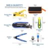 Glarks Kit de cortador de cable eléctrico de compresión