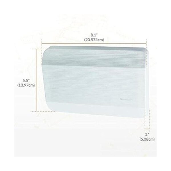 Newhouse Hardware CHM3D Campanilla de puerta color blanco_3