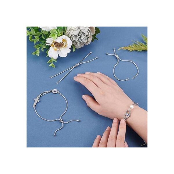 UNICRAFTALE Pulsera de cadena deslizante ajustable de_2