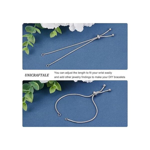 UNICRAFTALE Pulsera de cadena deslizante ajustable de_4
