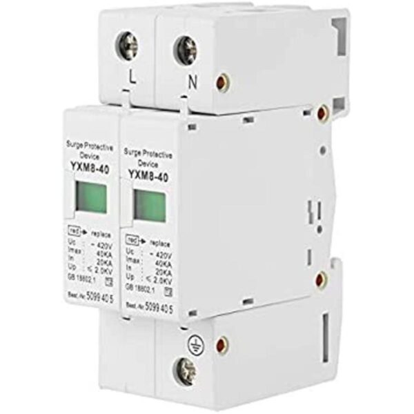 Protector fotovoltaico de sobretensión 220 V 2P 40 KA