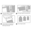 Bira Punzón de acción para manualidades de papel