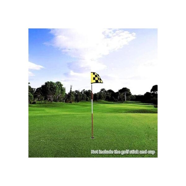 Banderas de golf banderas de golf verdes nailon sólido y