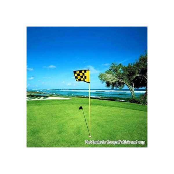 Banderas de golf banderas de golf verdes nailon sólido y