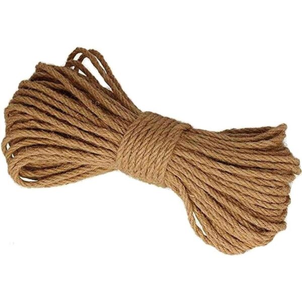 Cuerda de yute 100 natural 14 de pulgada x 165 pies