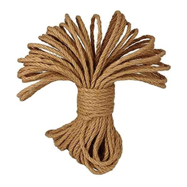 Cuerda de yute 100 natural 14 de pulgada x 165 pies