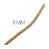 Cuerda de yute 100 natural 14 de pulgada x 165 pies