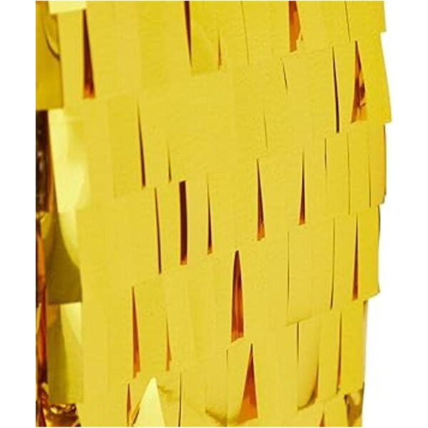 Pinata de lámina dorada número 7 para decoraciones de_3