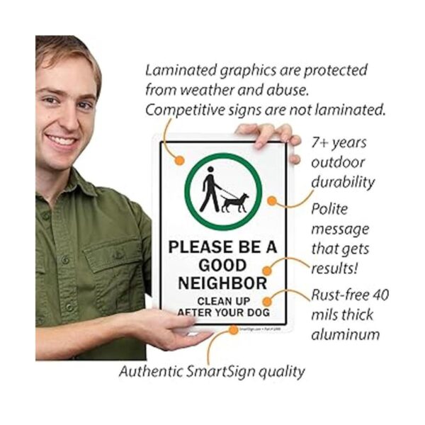 SmartSign Letrero con texto en inglés Please Be A Good_4