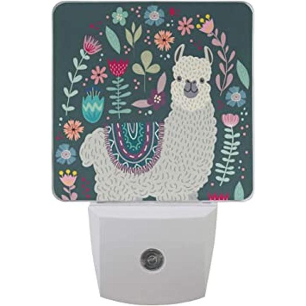 Lámpara de luz nocturna LED enchufable llama con