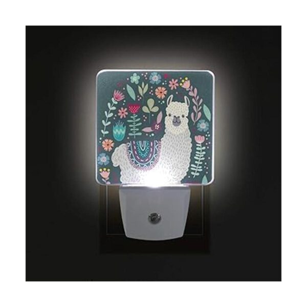 Lámpara de luz nocturna LED enchufable llama con_3