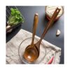 Juego de 2 cucharones de madera para cucharas de cocina
