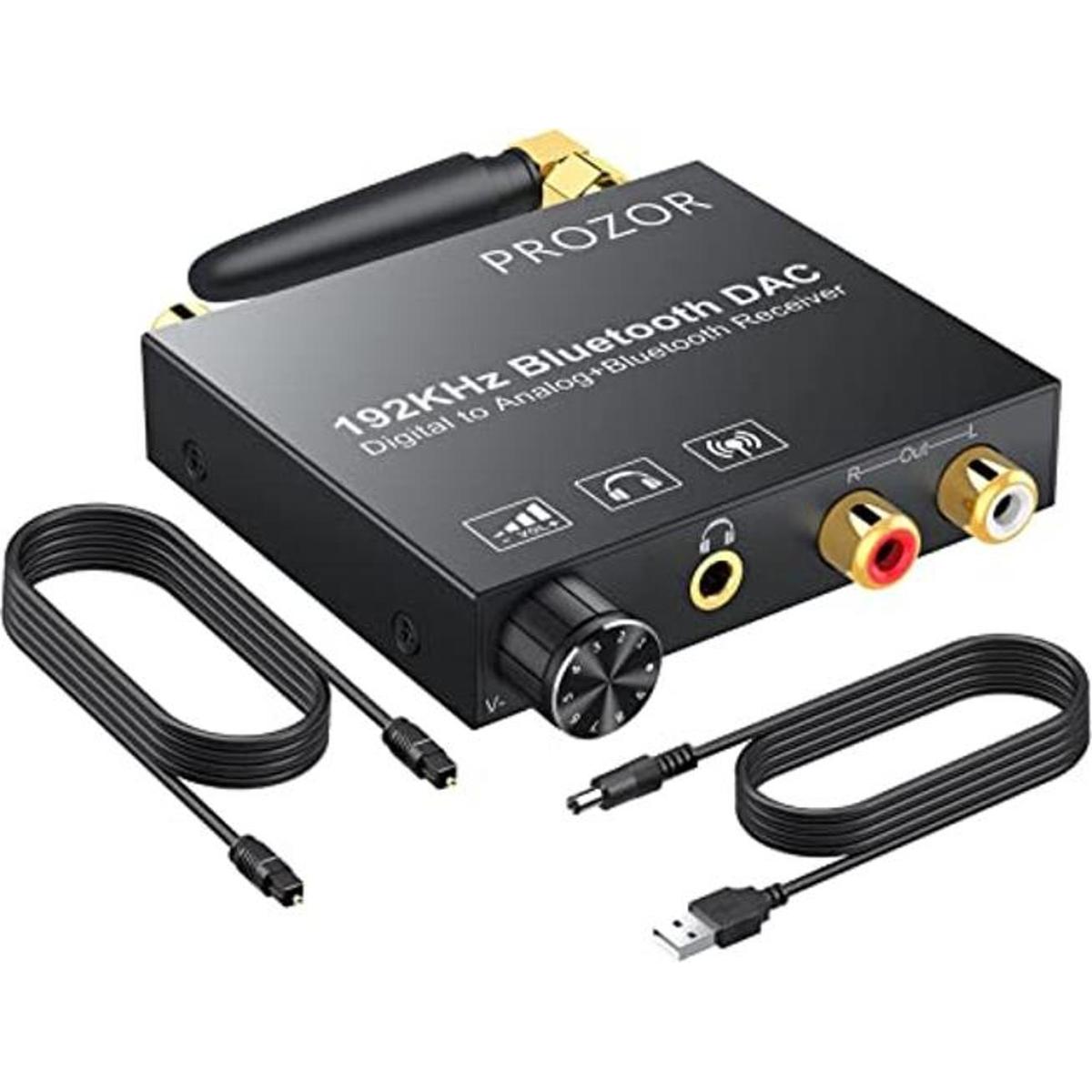 PROZOR Convertidor de audio digital a analógico de 192 kHz