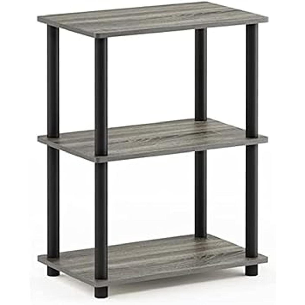 Furinno TurnNTube Estante de almacenamiento de 3 niveles