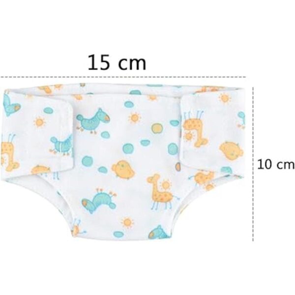 SOTOGO 10 piezas de pañales de muñeca ropa interior para_2