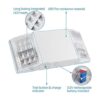 Torchstar LED luz de emergencia luces de emergencia_5
