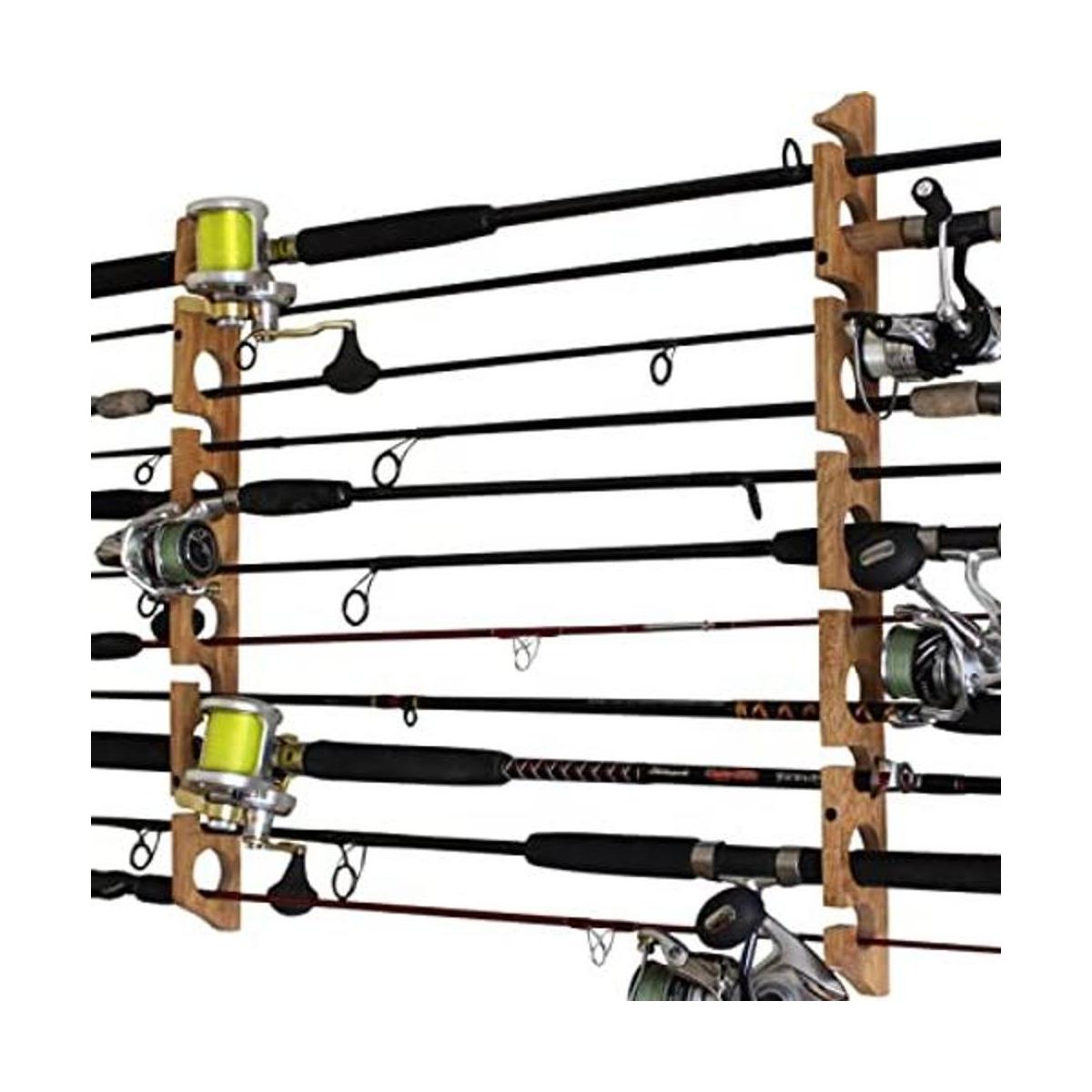 Rush Creek Creations 11 Fishing Rod Storage Rack for
