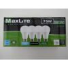 MaxLite Bombilla LED regulable 4 unidades A19 75 W_1