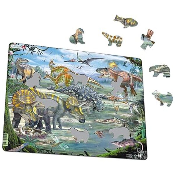 Rompecabezas educativo Larsen Puzzles Dinosaurs_2
