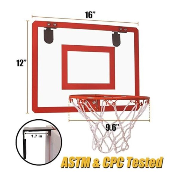 NIROU Mini aro de baloncesto para interiores para puerta