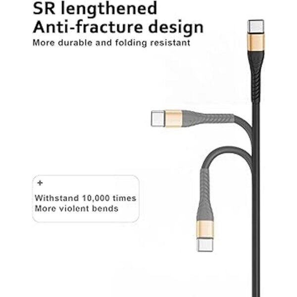 Cable de carga USB tipo C de carga rápida de 10 pies_2