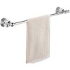BATHSIR Toallero cromado toallero de cristal para baño