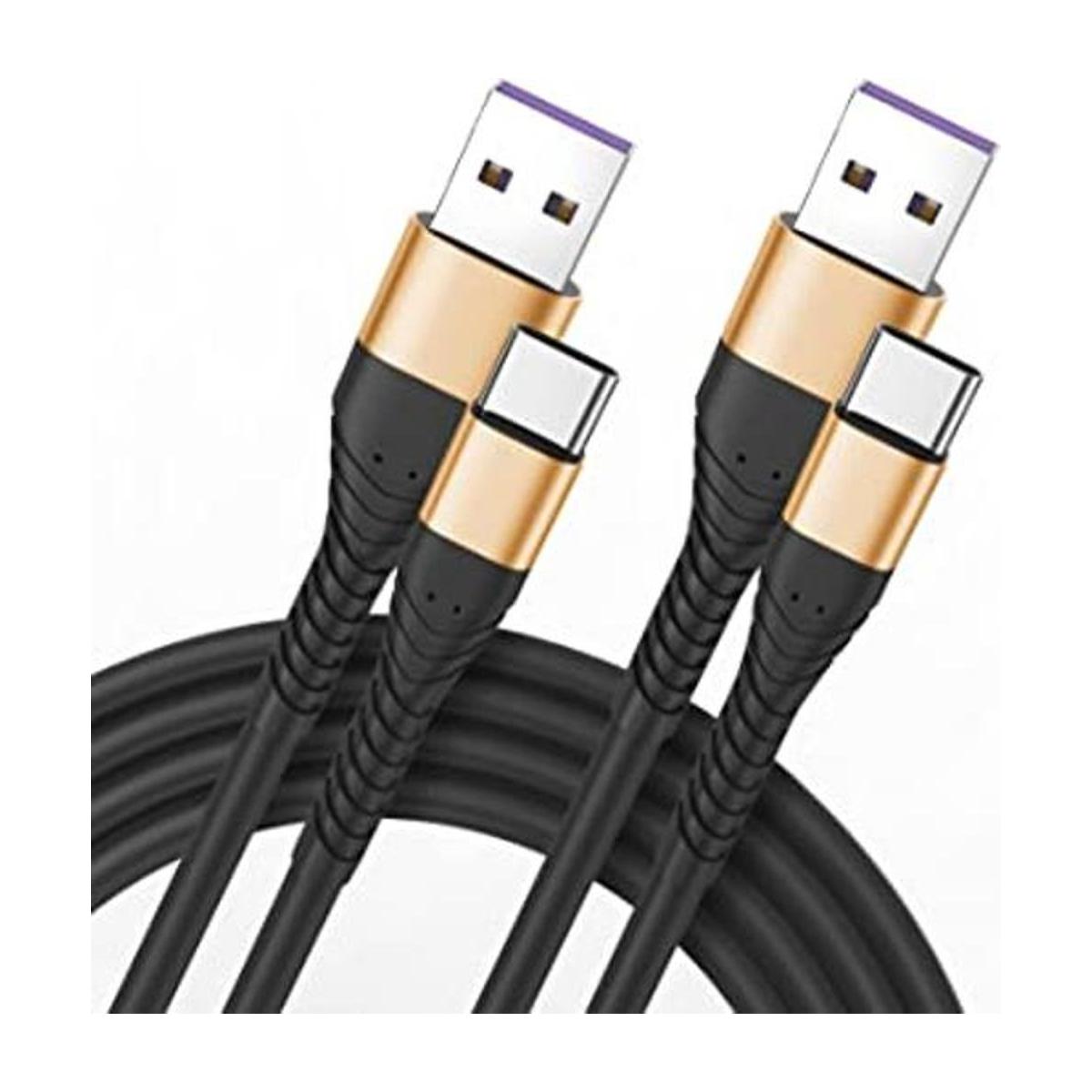 Cable de carga USB tipo C de carga rápida de 10 pies