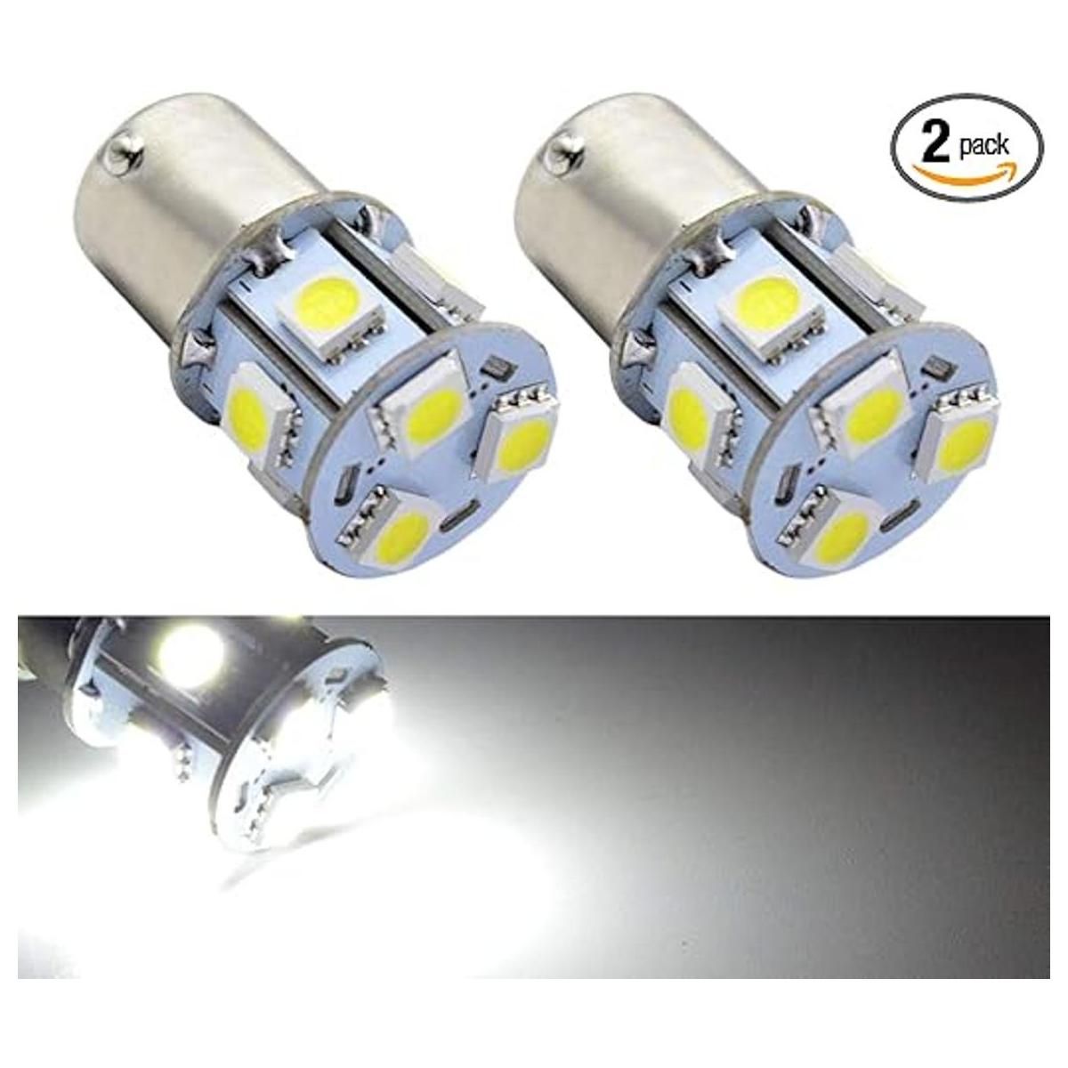 Ruiandsion 1156 BA15S bombillas LED superbrillantes 6000K
