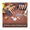 Kit de herramientas manuales de artesanía de cuero_4