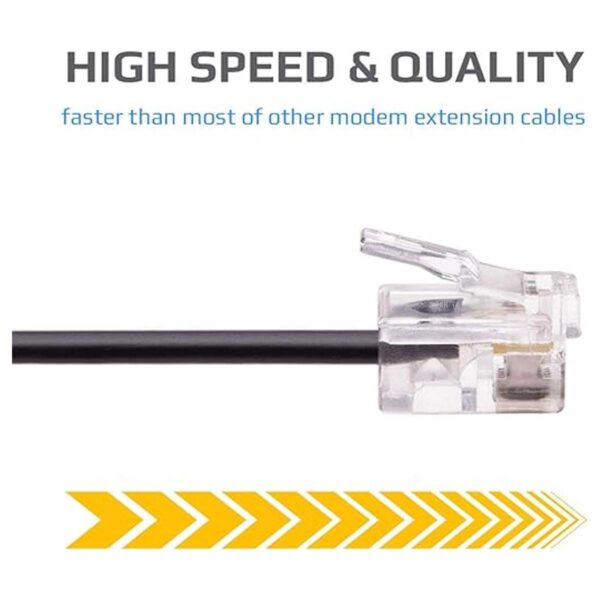 Cable RJ11 ADSL de 16.4 pies cable de extensión de_2