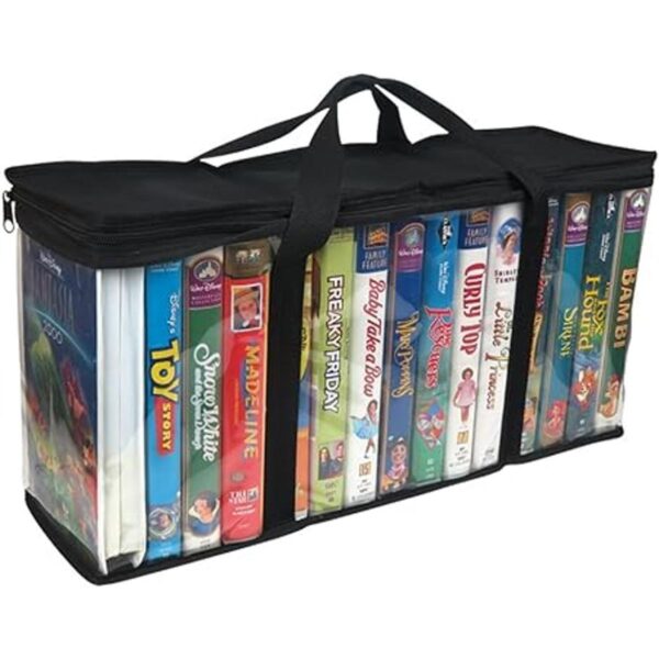 Evelots VHS Bolsa de almacenamiento organizador de_4