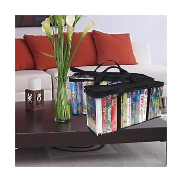 Evelots VHS Bolsa de almacenamiento organizador de_2