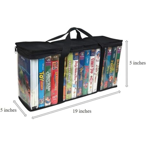 Evelots VHS Bolsa de almacenamiento organizador de_6