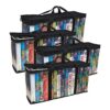 Evelots VHS Bolsa de almacenamiento organizador de_1