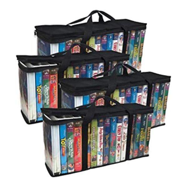 Evelots VHS Bolsa de almacenamiento organizador de_1