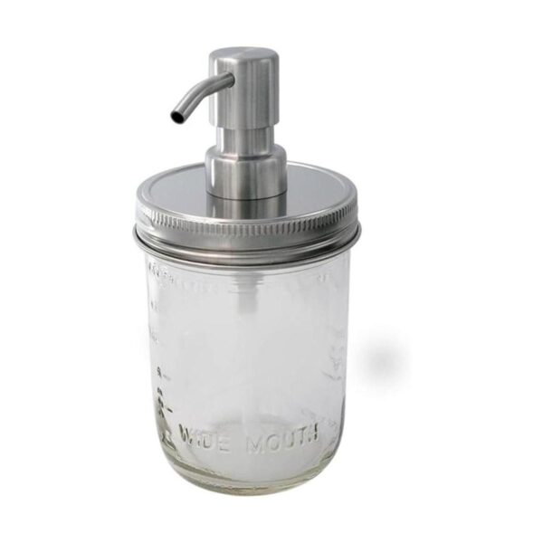 Mason Jar Lifestyle Dispensador de bomba de jabón a prueba_3
