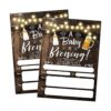 A Baby is Brewing Invitación para baby shower cerveza y_1