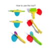 Hanhan Art Juego de 6 herramientas de masa de arcilla_3