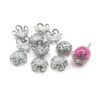 1100 piezas mixtas de cuentas huecas de flores para hacer_5