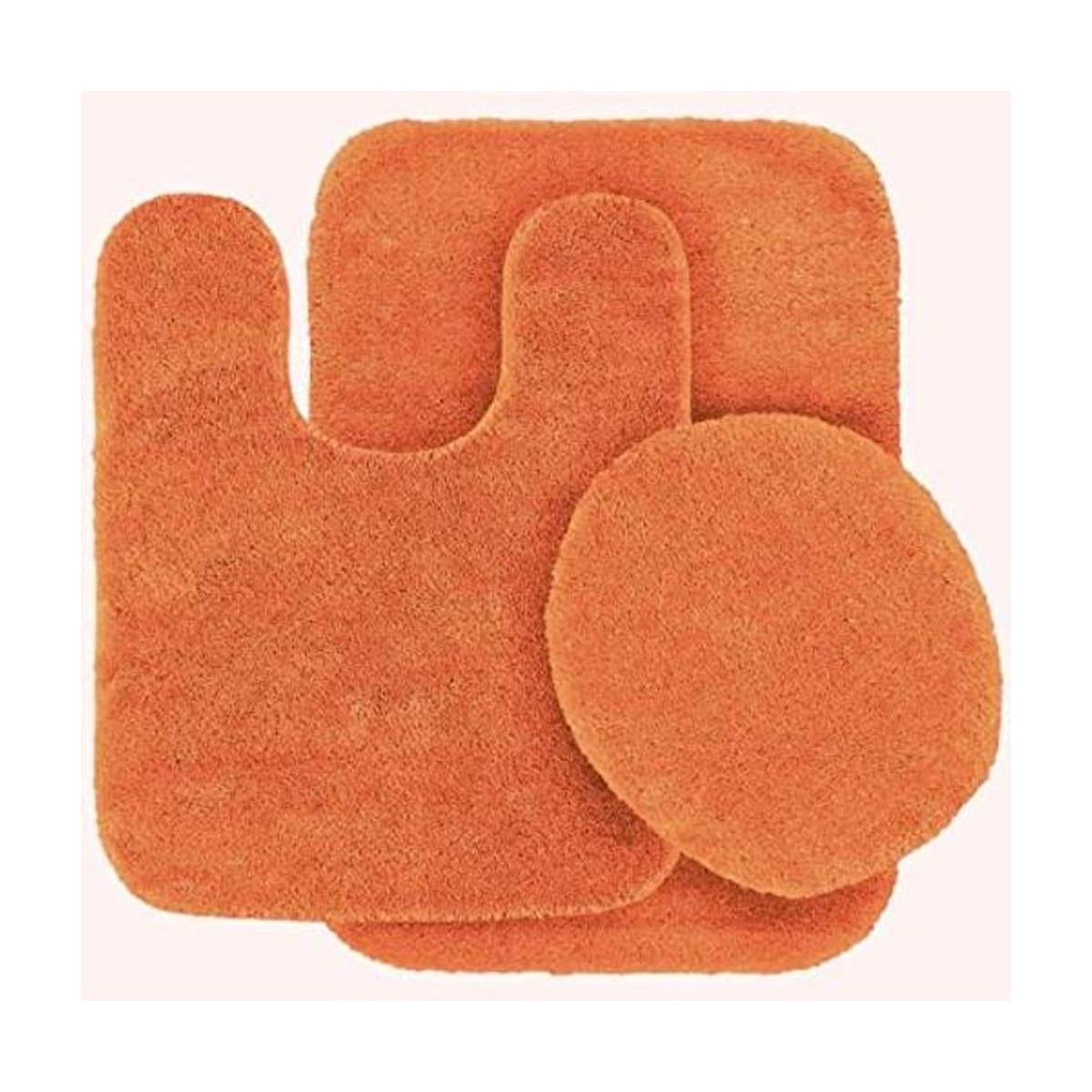 Mk Home Juego de 3 alfombras antideslizantes y suaves