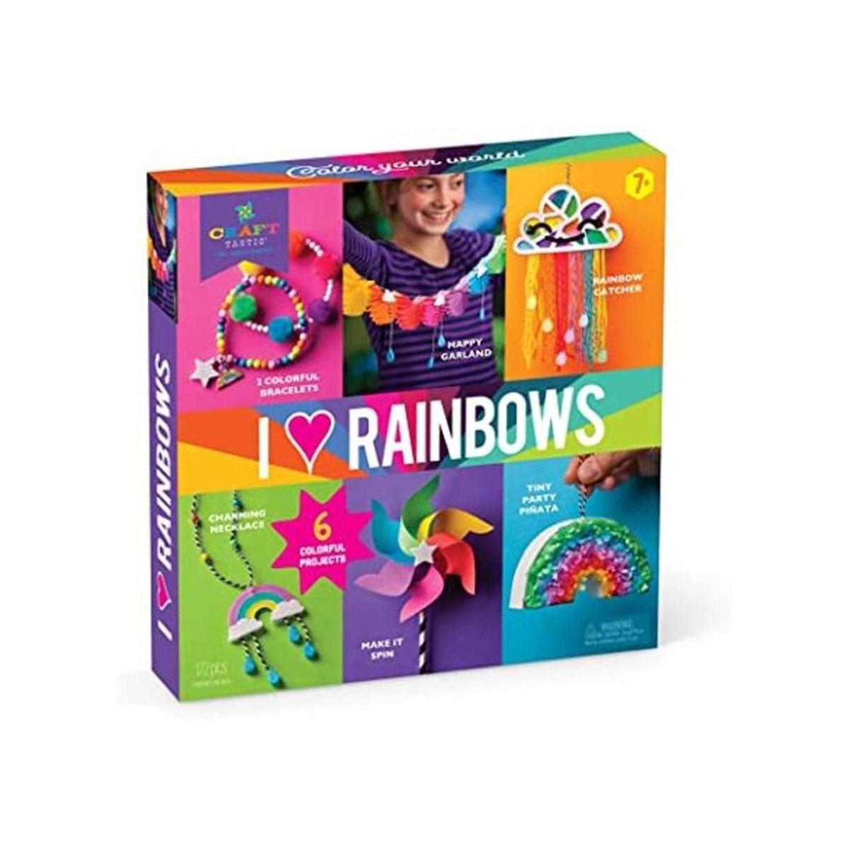 Crafttastic Kit de manualidades I Love Rainbows Haz 6