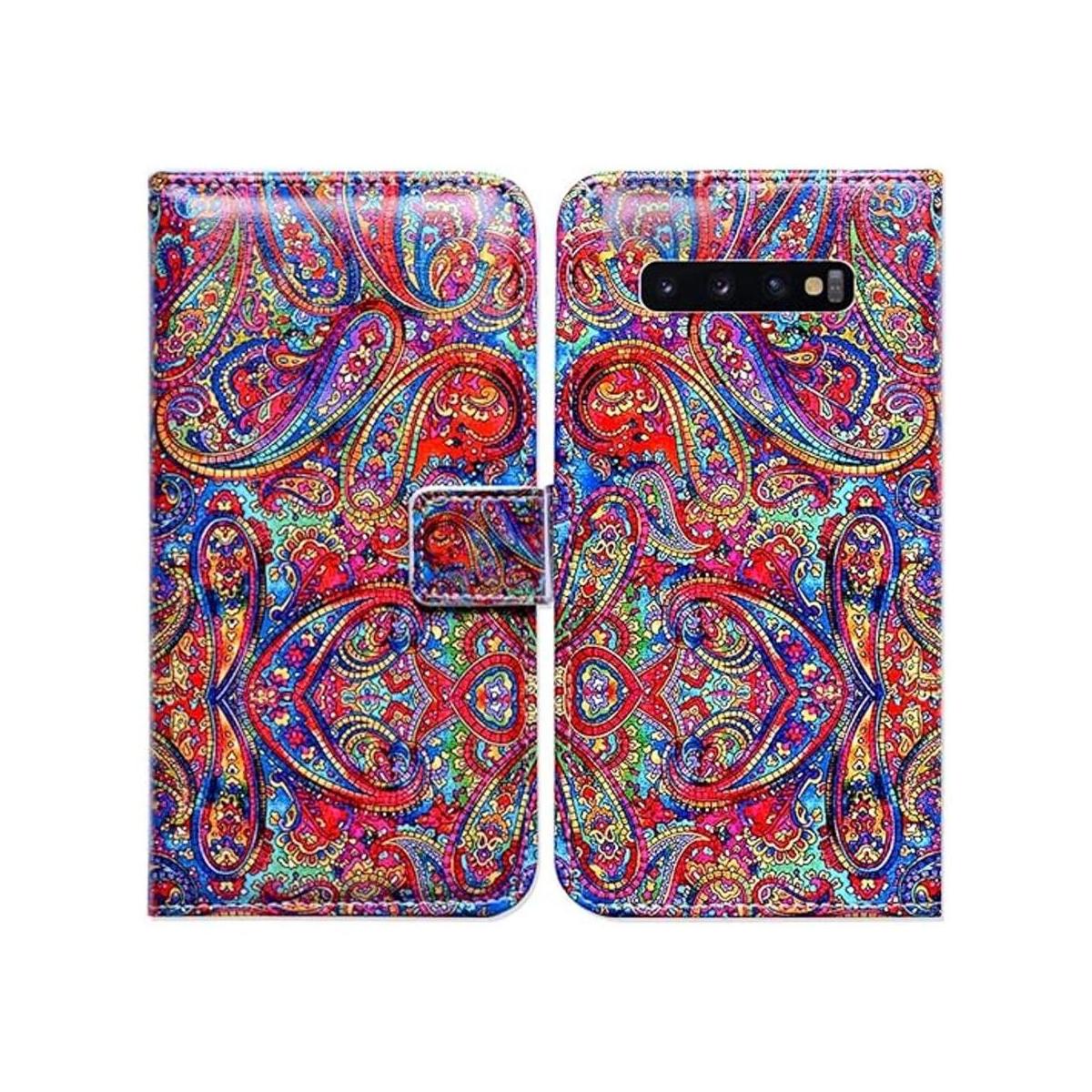 Bcov Funda tipo cartera para Samsung Galaxy S10 diseño