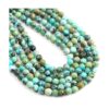 Cuentas de Turquois africana naturales facetadas
