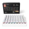 Arteza Brillantina fina juego de 54 colores tarros_5