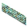 Cuentas de Turquois africana naturales facetadas